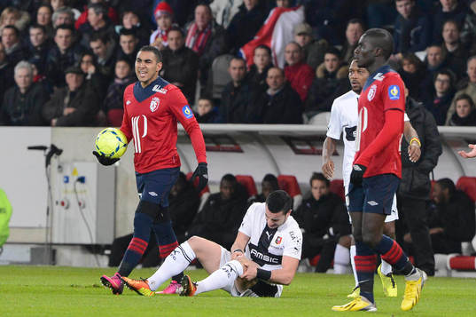 Blesure Romain ALESSANDRINI - 15.02.2013 - Lille / Rennes -