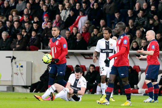 Blesure Romain ALESSANDRINI - 15.02.2013 - Lille / Rennes -