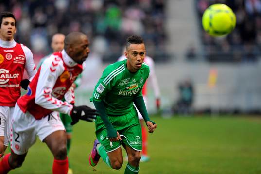 Pierrick AUBAMEYANG - 17.02.2013 - Reims / Saint Etienne -