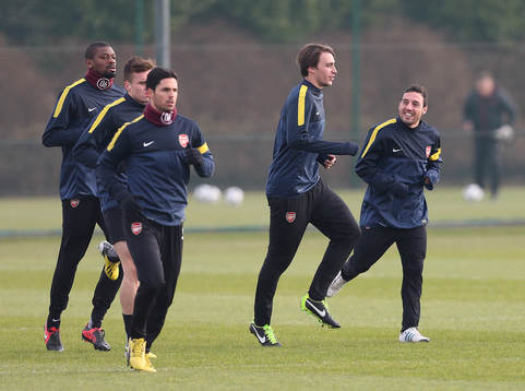 Football - Arsenal Training - Arsenal Training Ground -