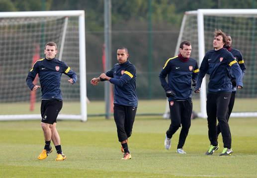 Football - Arsenal Training - Arsenal Training Ground -