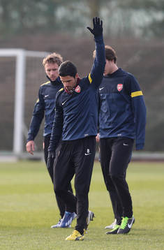 Football - Arsenal Training - Arsenal Training Ground -