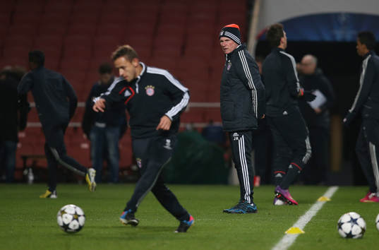 Football - Bayern Munich Training - Emirates Stadium,