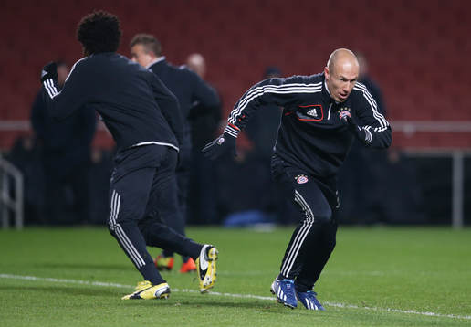 Football - Bayern Munich Training - Emirates Stadium,