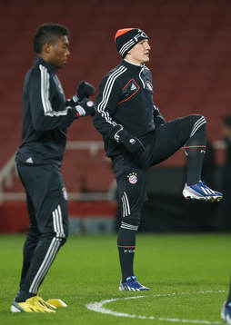 Football - Bayern Munich Training - Emirates Stadium,