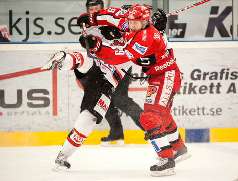 Emil Sandin, Almtuna, trycker till Philip Hersby, Malmö