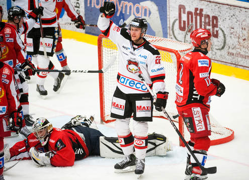 Alexander Bergström, Malmö, jublar