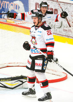 Alexander Bergström, Malmö, jublar