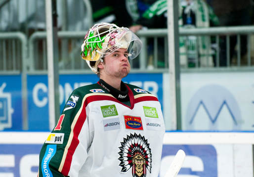 Patrick Galbraith, målvakt, pustar ut