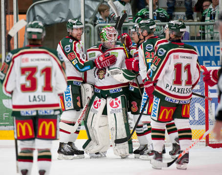 Patrick Galbraith, målvakt, Frölunda, jubel, grattas as