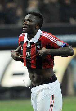 Joie Sulley Muntari  - 20.02.2013  -  Milan AC / Barcelone