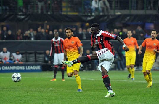 But Sulley Muntari  - 20.02.2013  -  Milan AC / Barcelone -