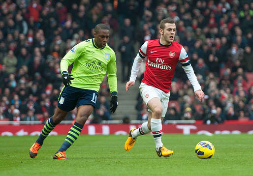 Football - Arsenal v Aston Villa - Barclays Premier League