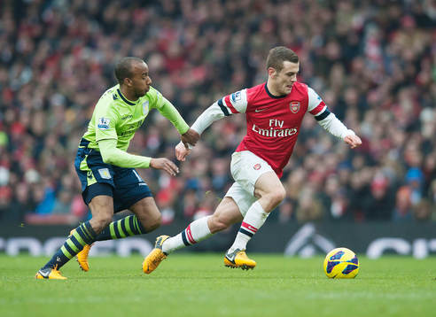 Football - Arsenal v Aston Villa - Barclays Premier League