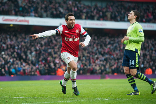 Football - Arsenal v Aston Villa - Barclays Premier League