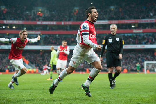 Football - Arsenal v Aston Villa - Barclays Premier League