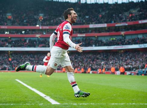 Football - Arsenal v Aston Villa - Barclays Premier League