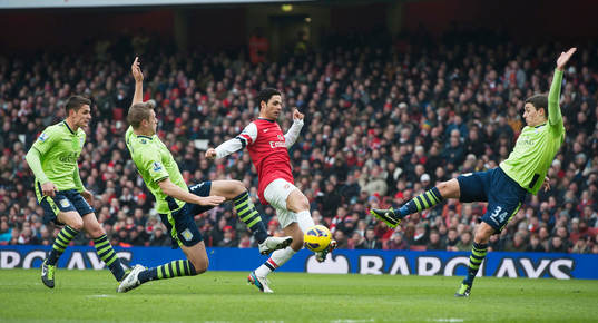 Football - Arsenal v Aston Villa - Barclays Premier League