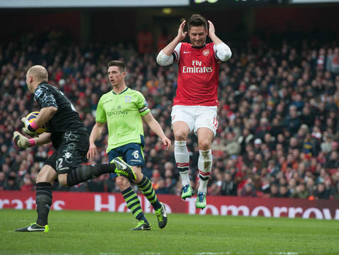 Football - Arsenal v Aston Villa - Barclays Premier League