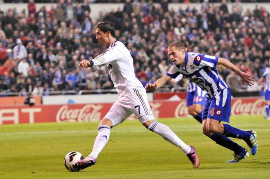 Cristiano Ronaldo and Alex Bergantinos - Deportivo La