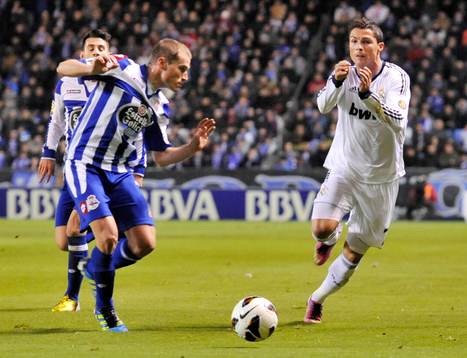 Alex Bergantinos and Cristiano Ronaldo - Deportivo La