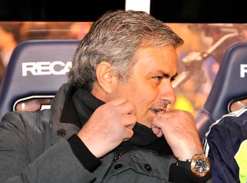 Jose Mourinho, coach and manager of Real Madrid, in the