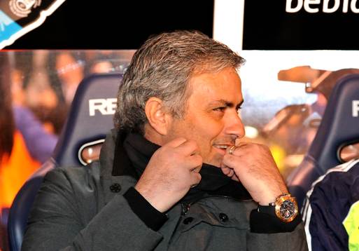 Jose Mourinho, coach and manager of Real Madrid, in the