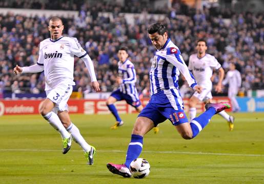 Riki scoring goal-Deportivo La Coruna - Real Madrid -