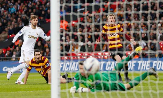 Football - Bradford City v Swansea City - Capital One Cup
