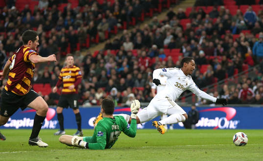 Football - Bradford City v Swansea City - Capital One Cup