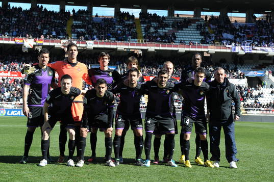 during Rayo Vallecano - Real Valladolid round 25 league