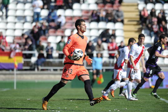 Player Real Valladolid Goalkeeper Dani Hernandez (13)