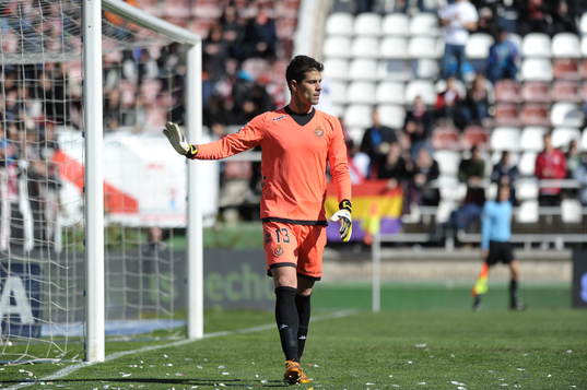 Player Real Valladolid Goalkeeper Dani Hernandez (13)