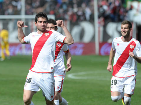 goal player Rayo Vallecano defense Amat (13)
