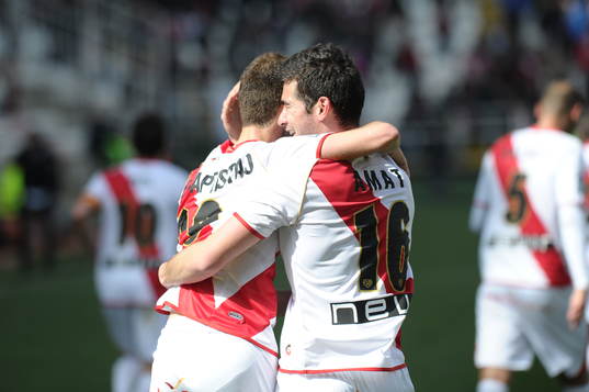 player Rayo Vallecano Foward Leo Baptistao (29) with player