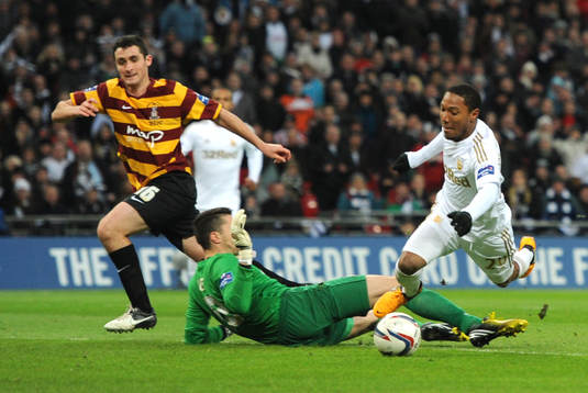 Football - Bradford City v Swansea City - Capital One Cup