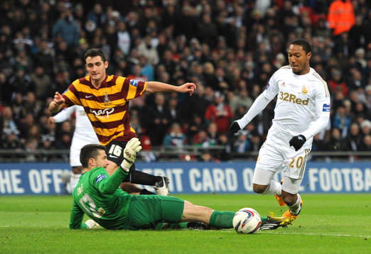 Football - Bradford City v Swansea City - Capital One Cup