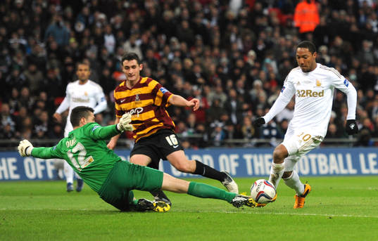 Football - Bradford City v Swansea City - Capital One Cup