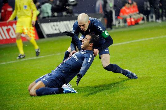 Joie Lucas MOURA - 24.02.2013 - Paris Saint Germain /