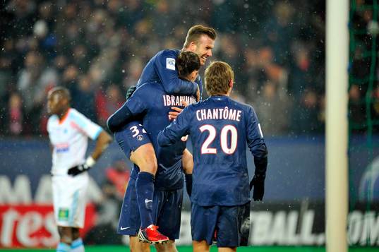 Zlatan IBRAHIMOVIC / David BECKHAM - 24.02.2013 - Paris