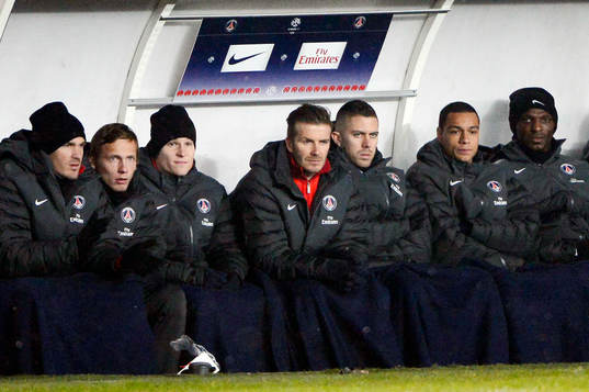 David BECKHAM - 24.02.2013 - Paris Saint Germain /