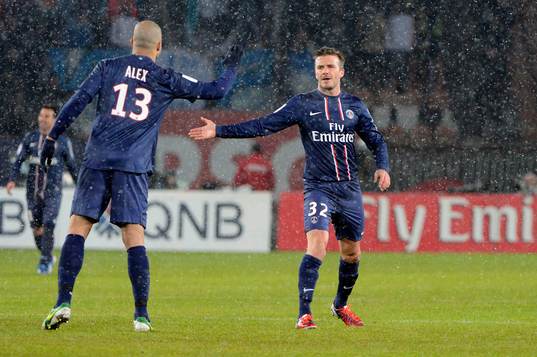 ALEX / David BECKHAM - 24.02.2013 - Paris Saint Germain /