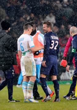 Joey BARTON / David BECKHAM - 24.02.2013 - Paris Saint