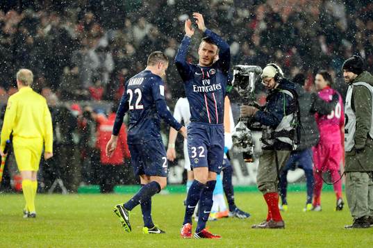 David BECKHAM - 24.02.2013 - Paris Saint Germain /