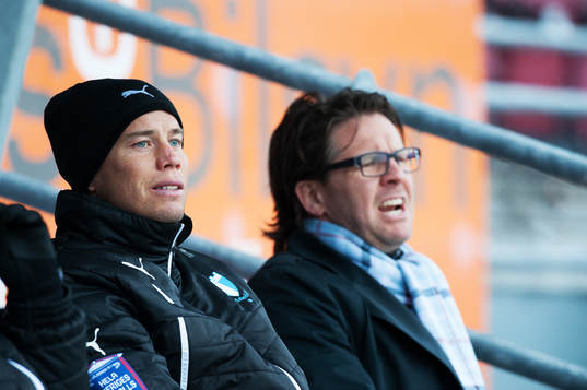 Daniel Andersson och Rikard Norling, tränare, Malmö