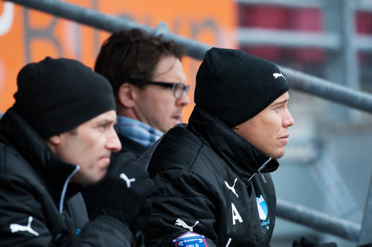 Daniel Andersson och Rikard Norling, tränare, Malmö