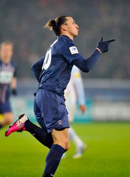 Joie de Zlatan IBRAHIMOVIC - 27.02.2013 - Paris Saint