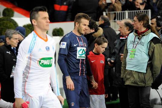 Joey BARTON / David BECKHAM - 27.02.2013 - Paris Saint
