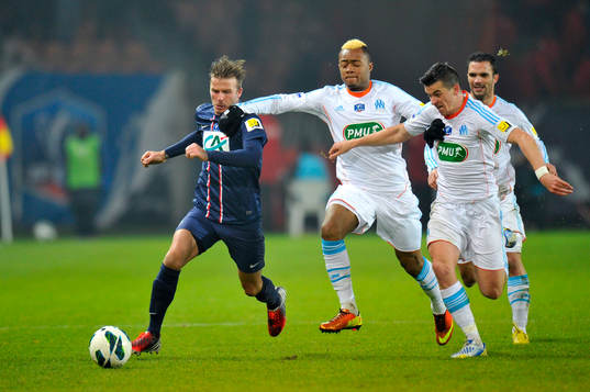 David BECKHAM / Jordan AYEW / Joey BARTON - 27.02.2013 -