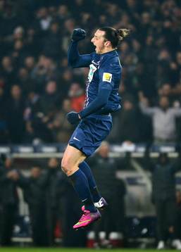 Joie Zlatan IBRAHIMOVIC - 27.02.2013 - Paris Saint Germain